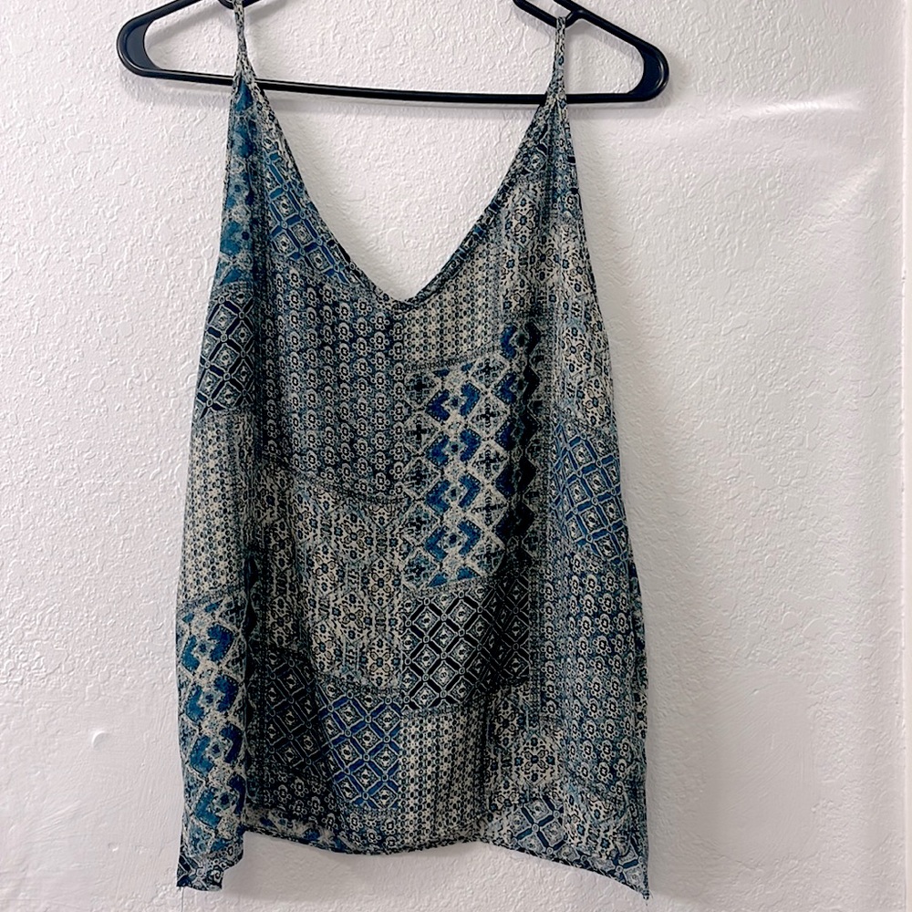 💙🦋Blue Patterned Tank🦋💙